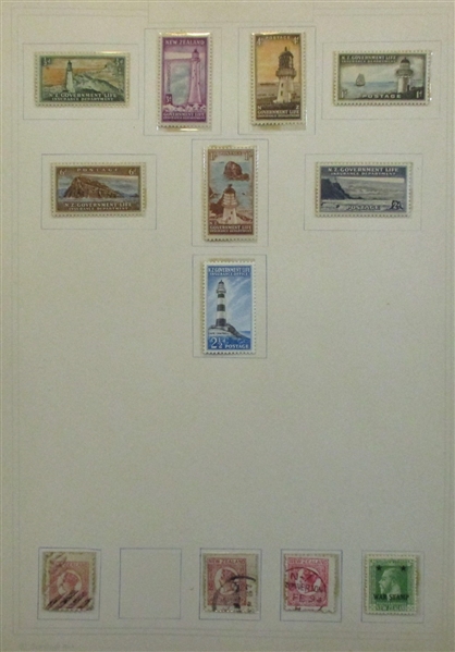 New Zealand Collection, 1857-1970 (Est $450-600)