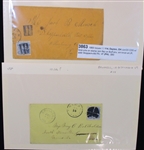 USA Scott 114 Used on Cover, 10 Different (Est $50-100)