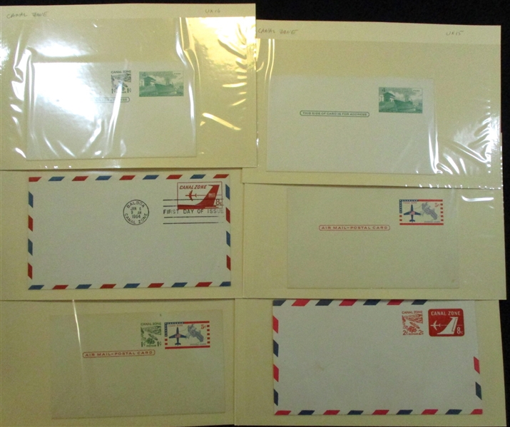 USA Canal Zone Cover Group (Est $150-200)