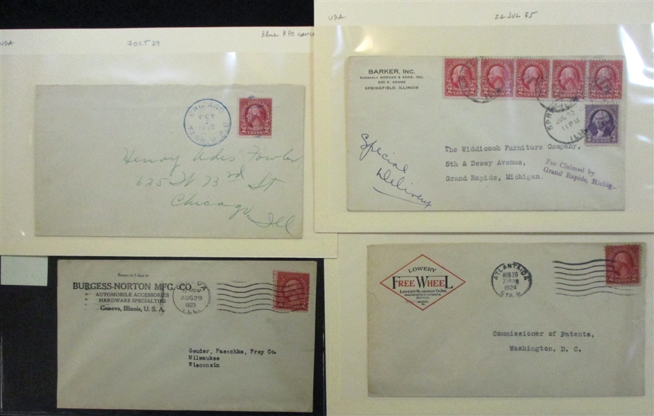 USA Covers/Cards, Scott 554//612 (Est $200-300)
