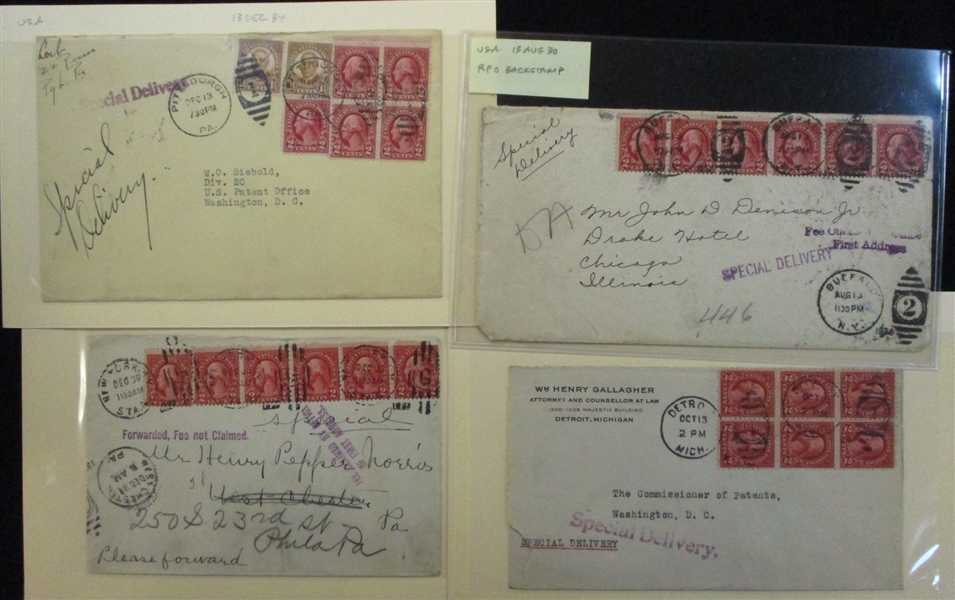 USA Covers/Cards, Scott 554//612 (Est $200-300)
