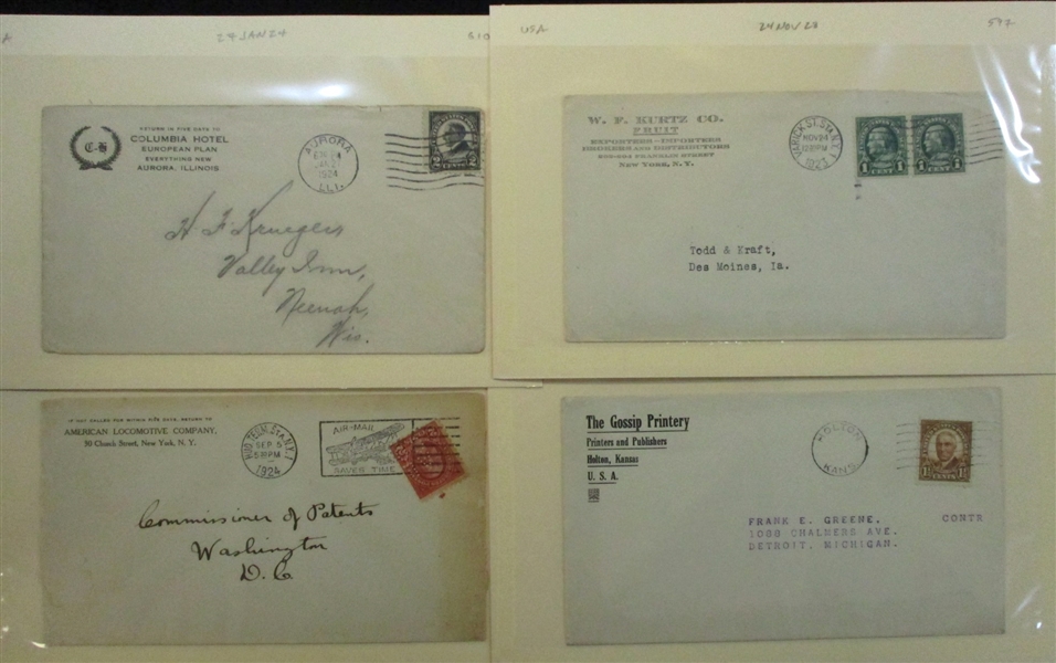 USA Covers/Cards, Scott 554//612 (Est $200-300)