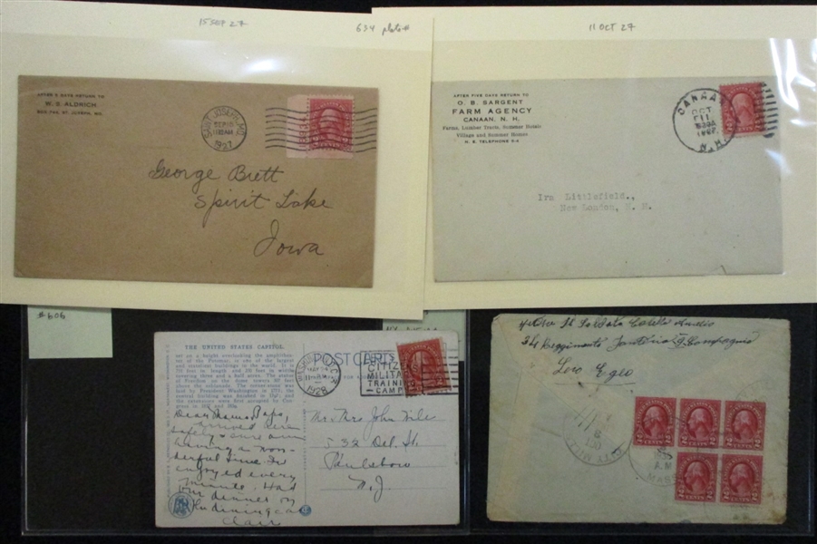USA Covers/Cards, Scott 554//612 (Est $200-300)