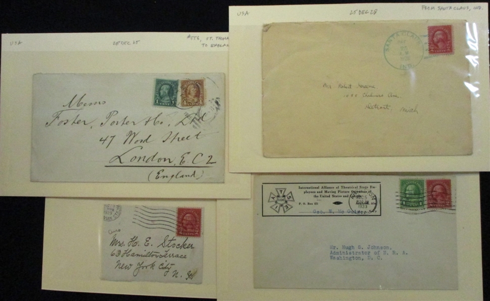 USA Covers/Cards, Scott 554//612 (Est $200-300)