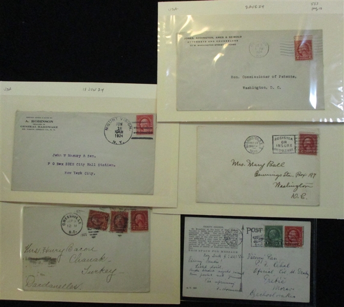 USA Covers/Cards, Scott 554//612 (Est $200-300)