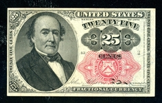 USA Fractional Currency FR1308, 25¢ Walker Thin Key (Est $90-120)