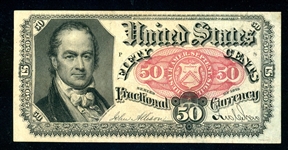 USA Fractional Currency FR1381, 50¢ Crawford (Est $80-100)