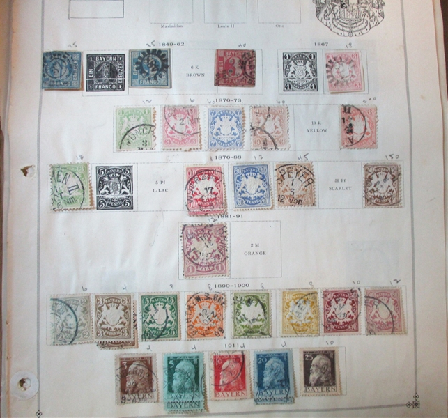 Foreign Accumulation on Album Pages (Est $300-400)