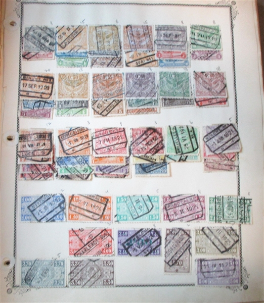 Foreign Accumulation on Album Pages (Est $300-400)