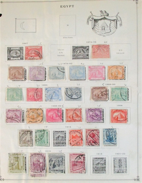 Foreign Accumulation on Album Pages (Est $300-400)