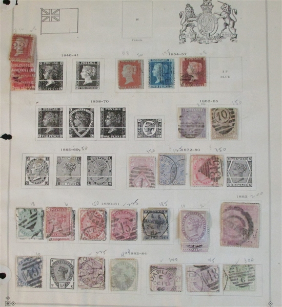 Foreign Accumulation on Album Pages (Est $300-400)