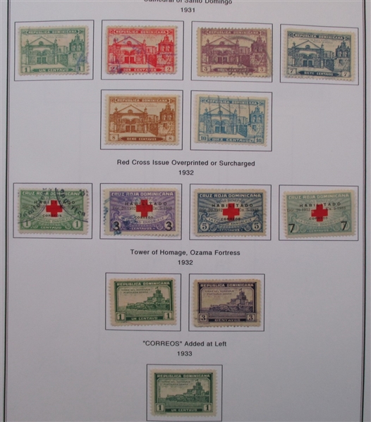 Dominican Republic Collection to 1960s in Binder (Est $60-90)