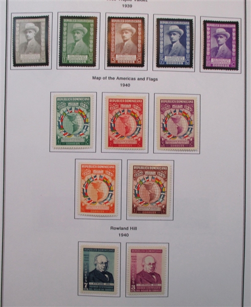 Dominican Republic Collection to 1960s in Binder (Est $60-90)