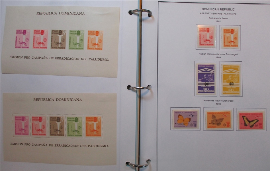Dominican Republic Collection to 1960s in Binder (Est $60-90)