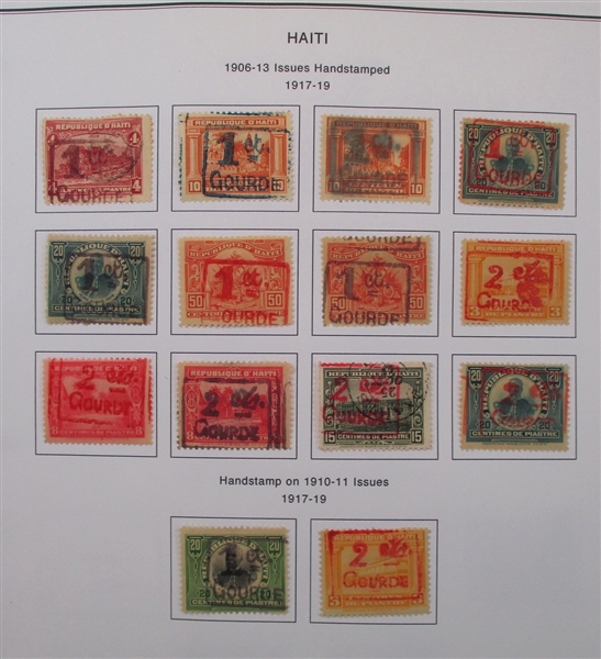 Haiti Collection, 1881-1971 in Binder (Est $60-90)