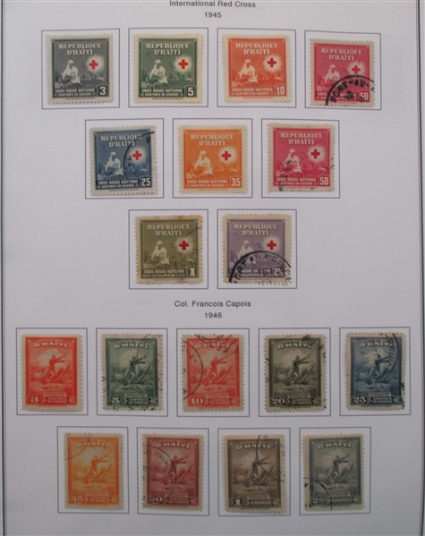 Haiti Collection, 1881-1971 in Binder (Est $60-90)