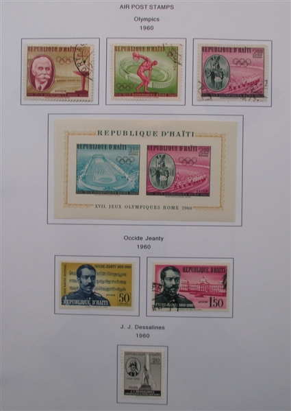 Haiti Collection, 1881-1971 in Binder (Est $60-90)