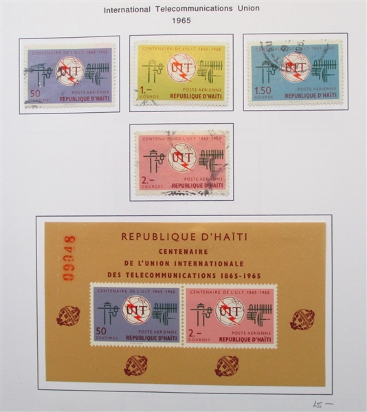 Haiti Collection, 1881-1971 in Binder (Est $60-90)