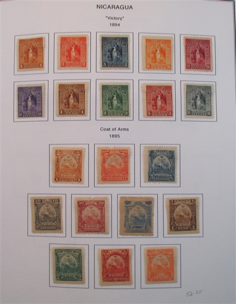 Nicaragua Collection, 1869-1965 (Est $100-150)