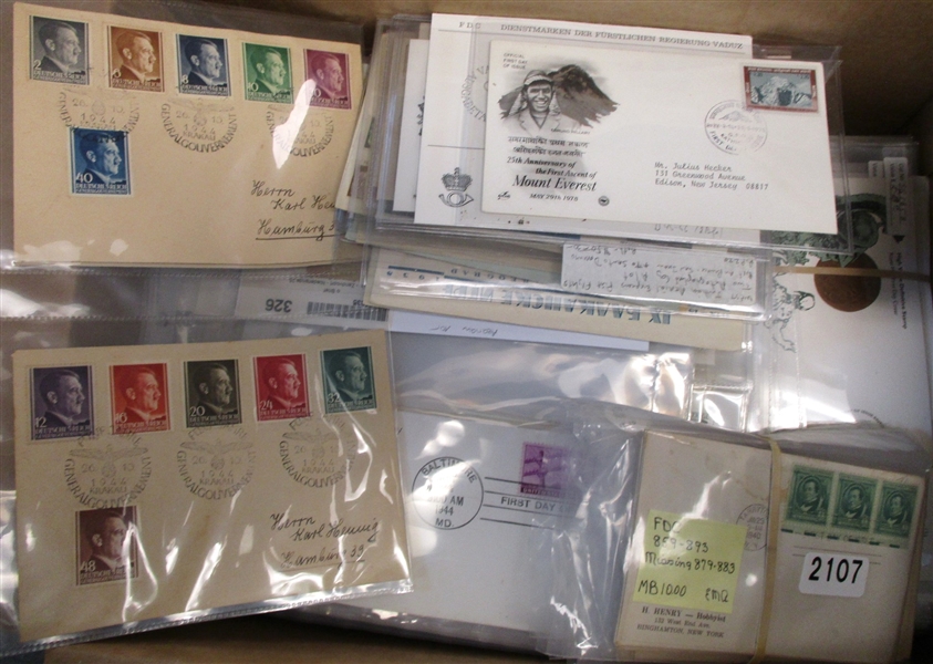Box of Covers, A Very Diverse Lot (Est $150-200)