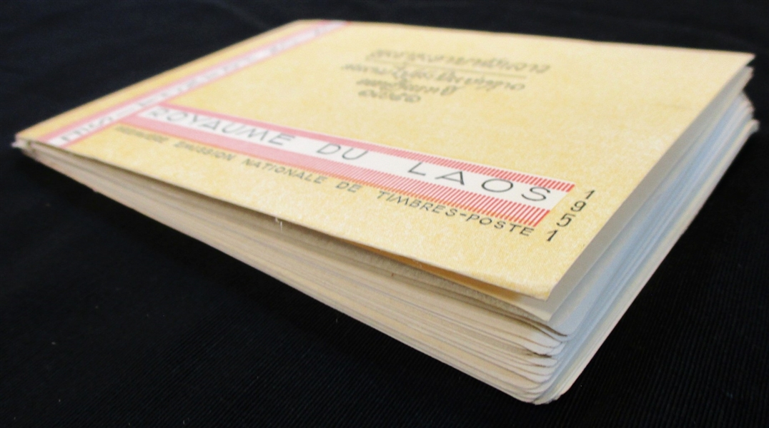 Laos 1952 Booklet with Scott 1-7, C2-C4, J1-J6 Souvenir Sheets (SCV $300)