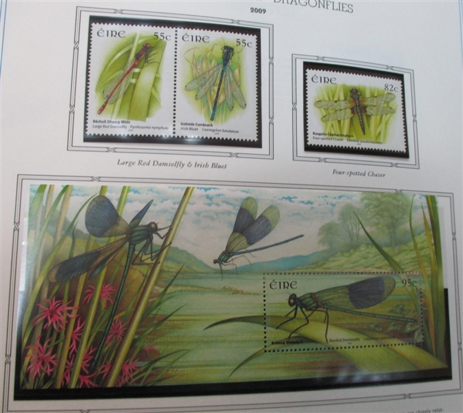 Ireland Collection on White Ace Pages to 2011 in 8 Binders (Est $1200-1500)