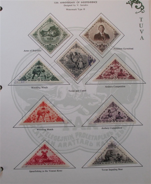 Tannu Tuva Interesting Collection/Accumulation (Est $200-300