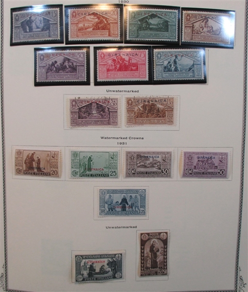 Italian Colonies Collection in Scott Album (Est $450-500)