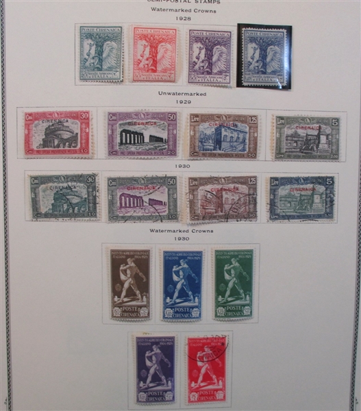 Italian Colonies Collection in Scott Album (Est $450-500)