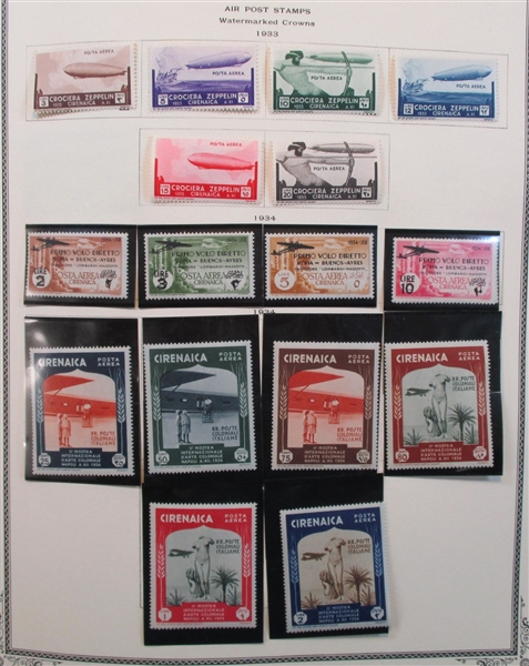 Italian Colonies Collection in Scott Album (Est $450-500)