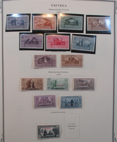 Italian Colonies Collection in Scott Album (Est $450-500)