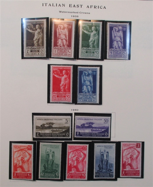 Italian Colonies Collection in Scott Album (Est $450-500)