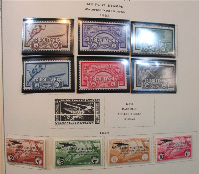 Italian Colonies Collection in Scott Album (Est $450-500)