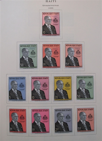 Haiti Collection in Scott Specialty Album to 1970's (Est $250-300)