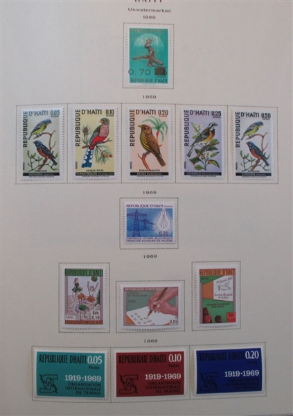Haiti Collection in Scott Specialty Album to 1970's (Est $250-300)