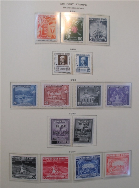 Haiti Collection in Scott Specialty Album to 1970's (Est $250-300)