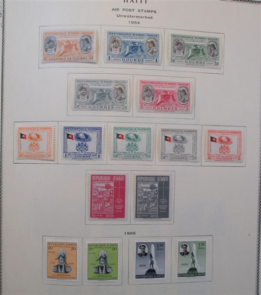 Haiti Collection in Scott Specialty Album to 1970's (Est $250-300)
