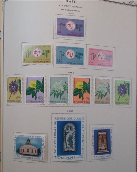 Haiti Collection in Scott Specialty Album to 1970's (Est $250-300)