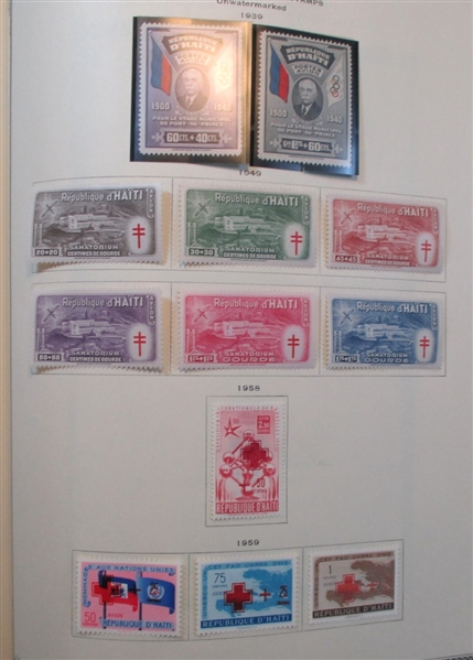 Haiti Collection in Scott Specialty Album to 1970's (Est $250-300)