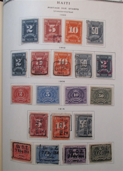 Haiti Collection in Scott Specialty Album to 1970's (Est $250-300)