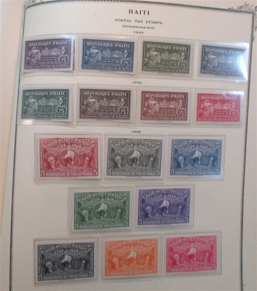 Haiti Collection in Scott Specialty Album to 1970's (Est $250-300)