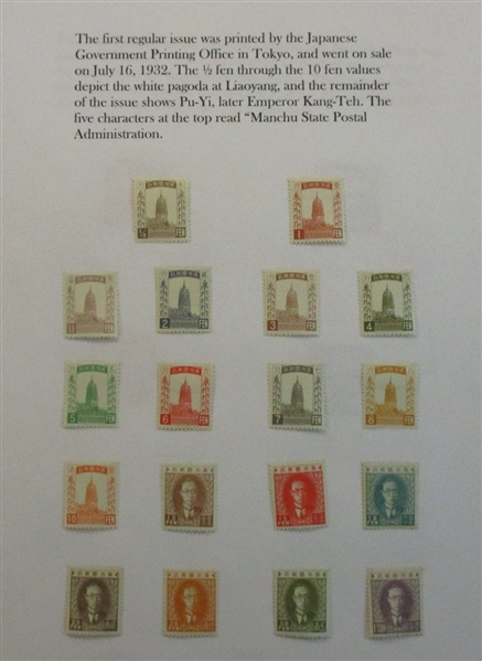 Manchukuo Collection on Homemade Pages (Est $300-400)