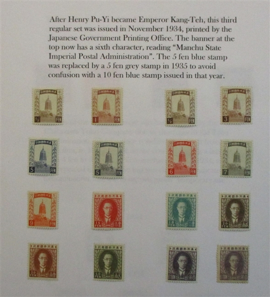 Manchukuo Collection on Homemade Pages (Est $300-400)