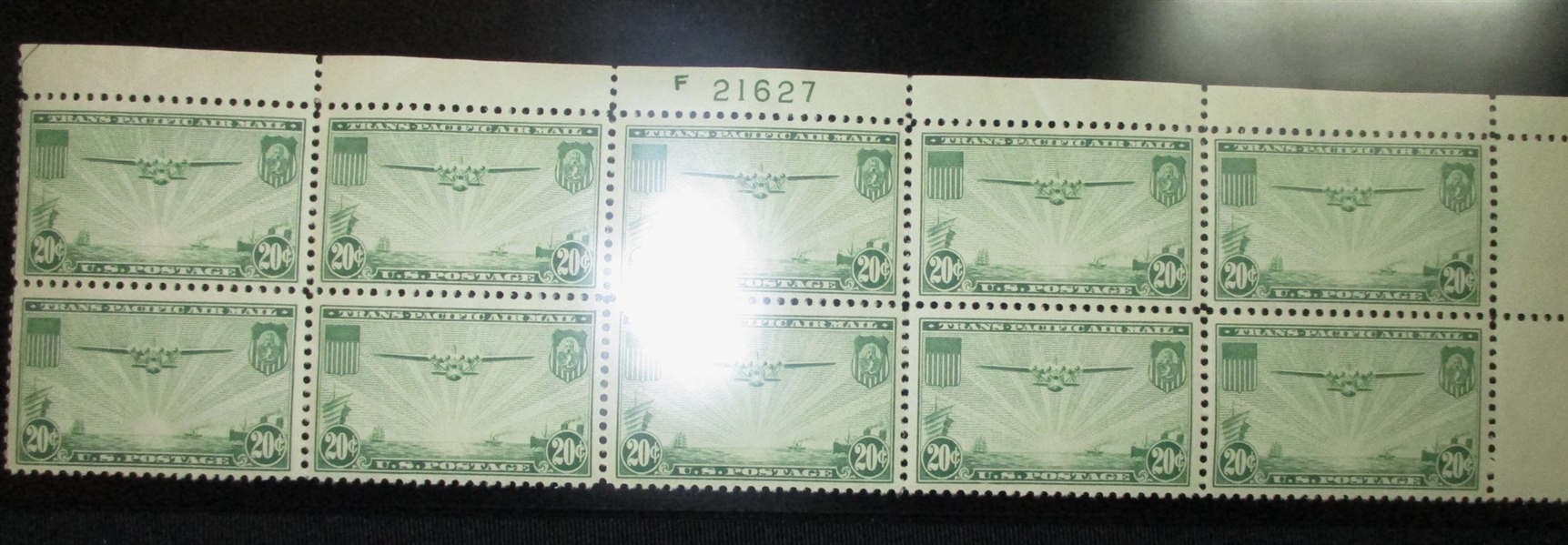 USA Airmail Mint Sheets and Part Sheets to 45¢ Era (Face $520+)