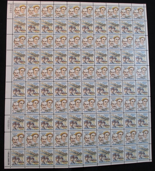 USA Airmail Mint Sheets and Part Sheets to 45¢ Era (Face $520+)