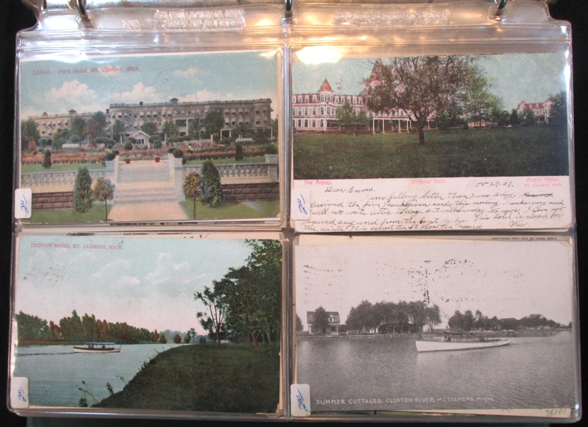 Mt Clemens Michigan Postcard Lot (Est $120-160)