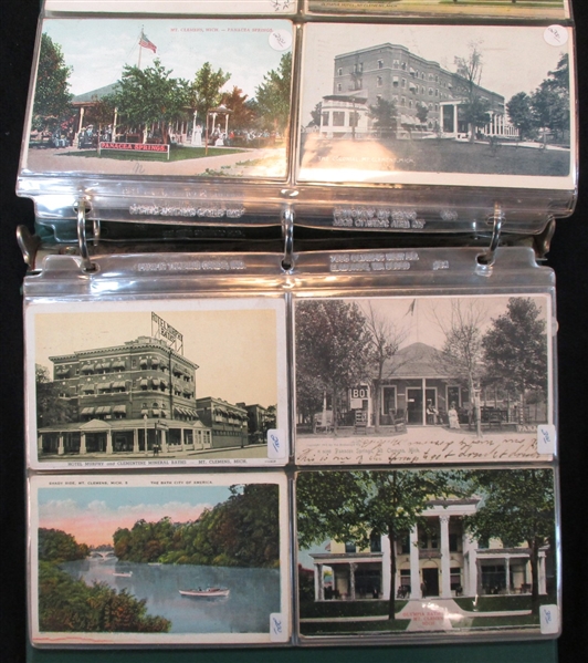 Mt Clemens Michigan Postcard Lot (Est $120-160)