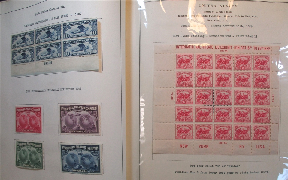 USA Commemorative Collection in Old Scott Album to 1958 (Est $1200-1500)