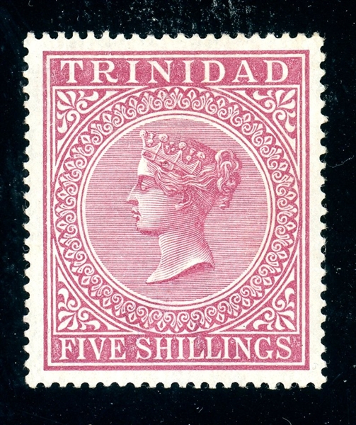 Trinidad Scott 56 MVLH, 1894 5sh QV (SCV $200)