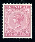 Trinidad Scott 56 MVLH, 1894 5sh QV (SCV $200)